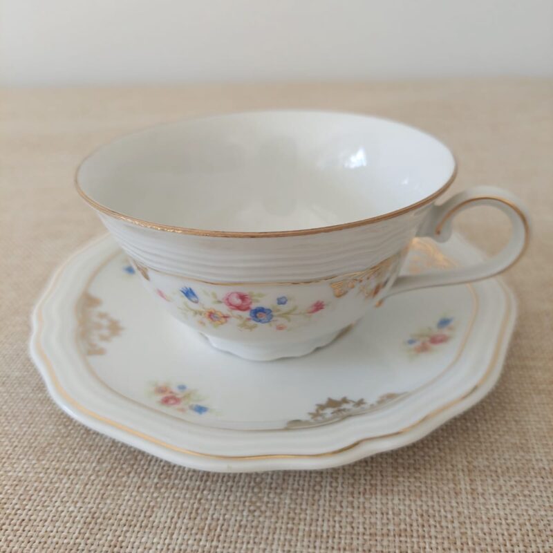 Dúo taza de té + plato de té, Rheinkrone Bavaria