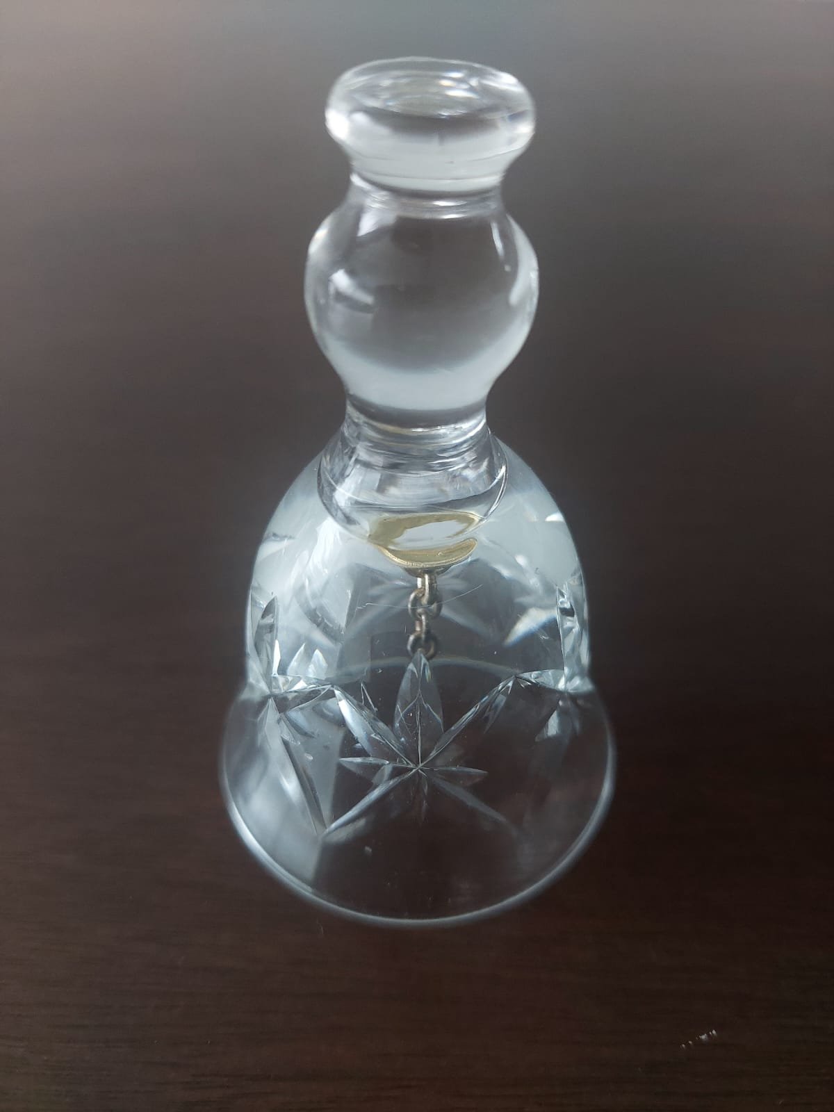 Campana Decorativa de Cristal Tallado - Imagen 2