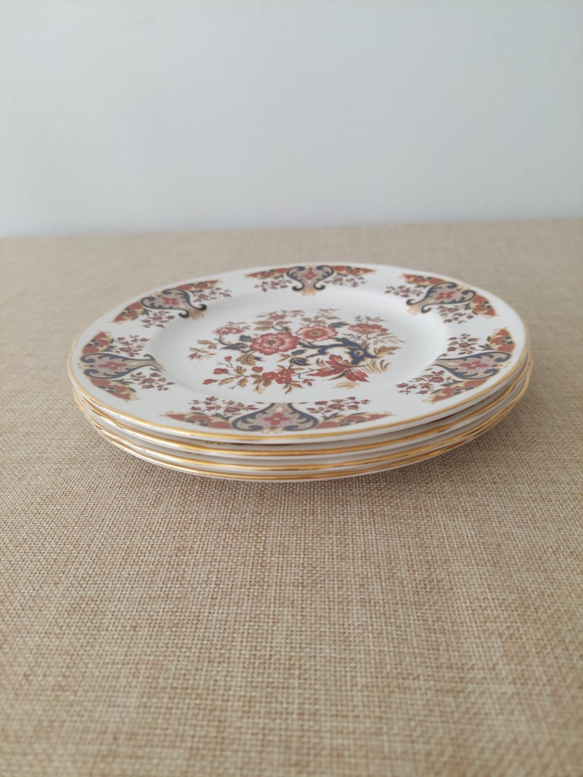 Set de 4 Platos de Ensalada Colclough "Royale" Fine Bone China – Porcelana Inglesa - Imagen 5