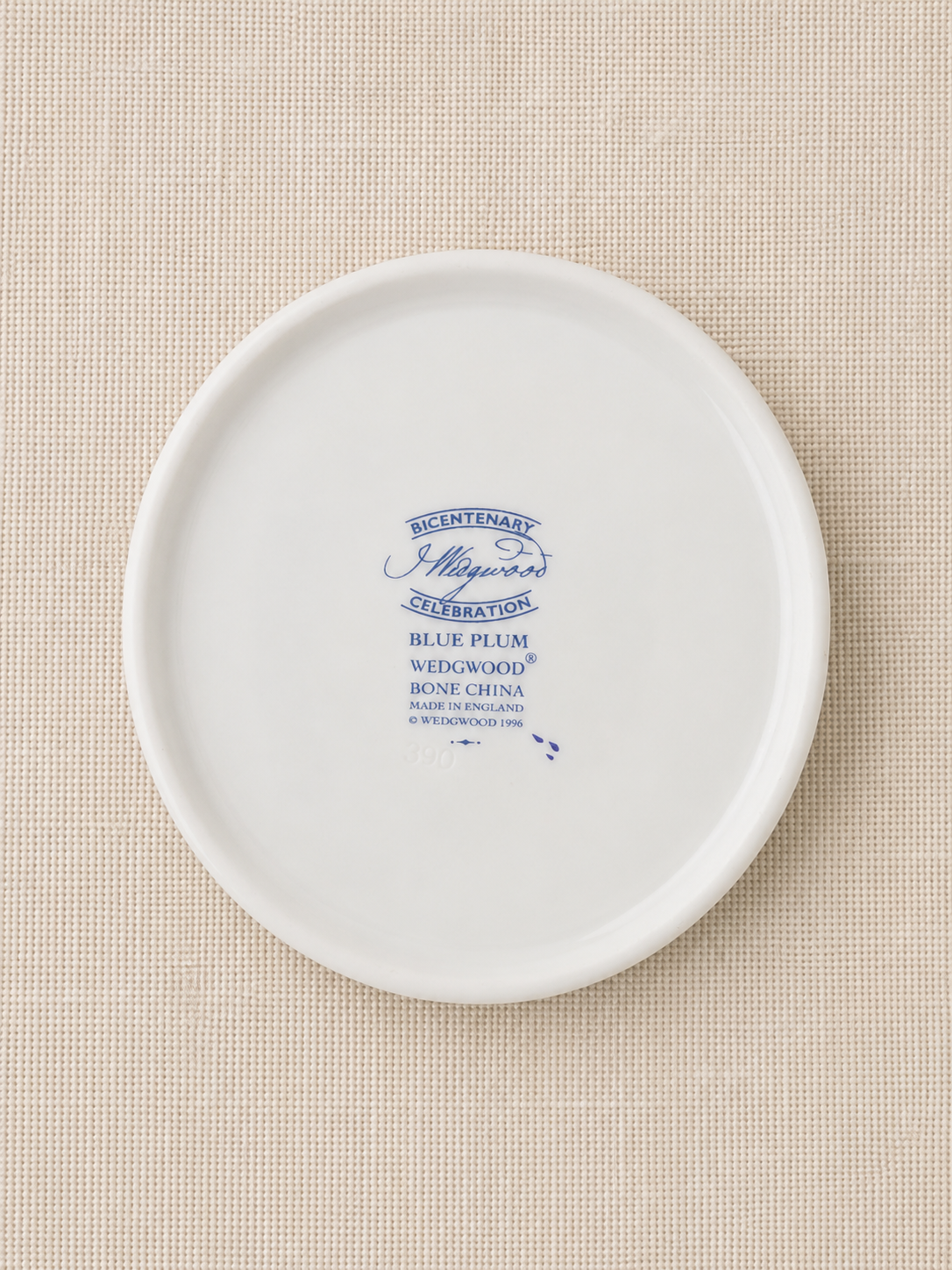 Joyero Vintage Wedgwood "Blue Plum" Bone China – Porcelana Inglesa con Tapa Original - Imagen 3