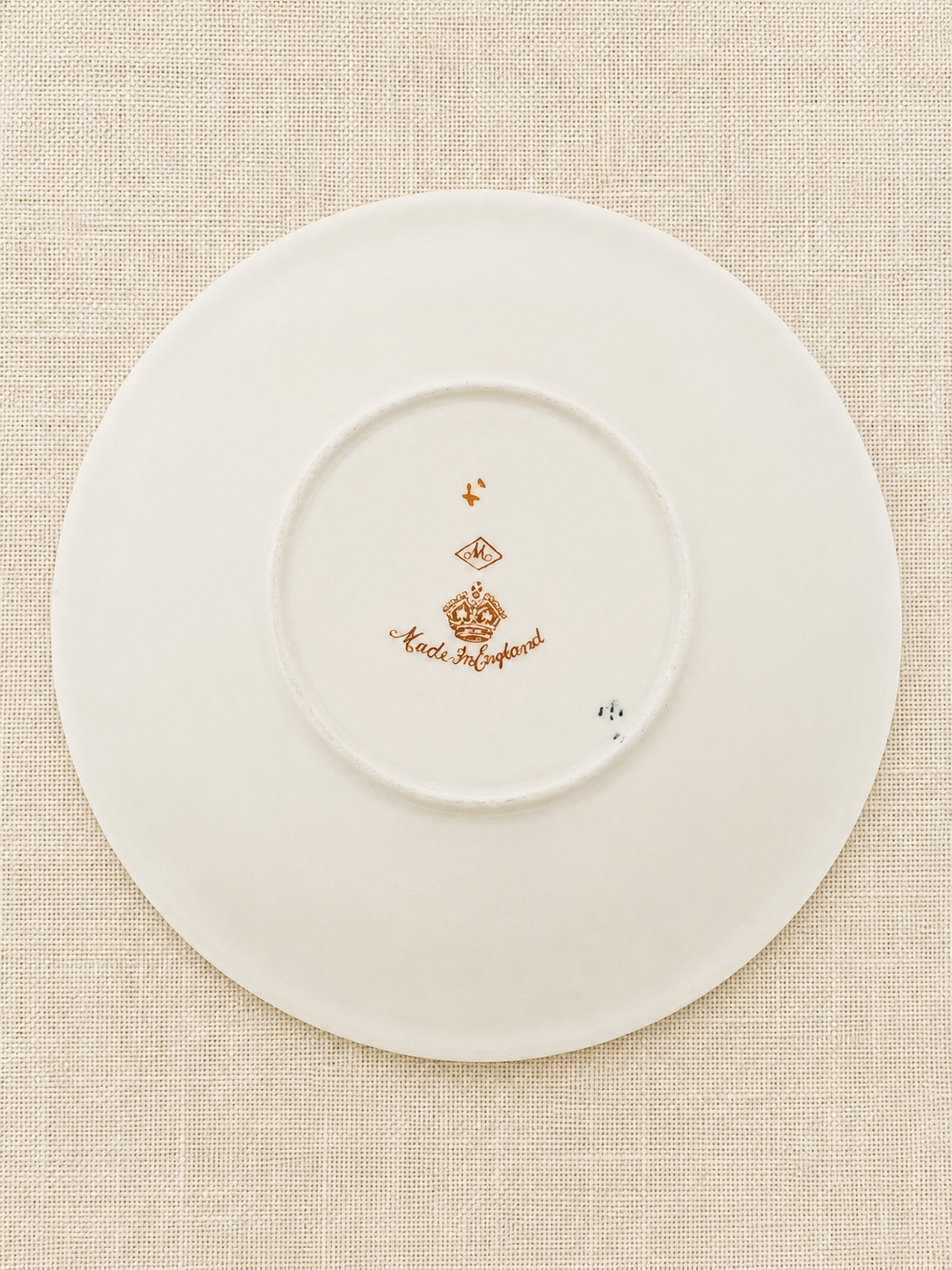 Plato de Té Vintage Doric China Co. Estilo Imari – Porcelana Inglesa - Imagen 4
