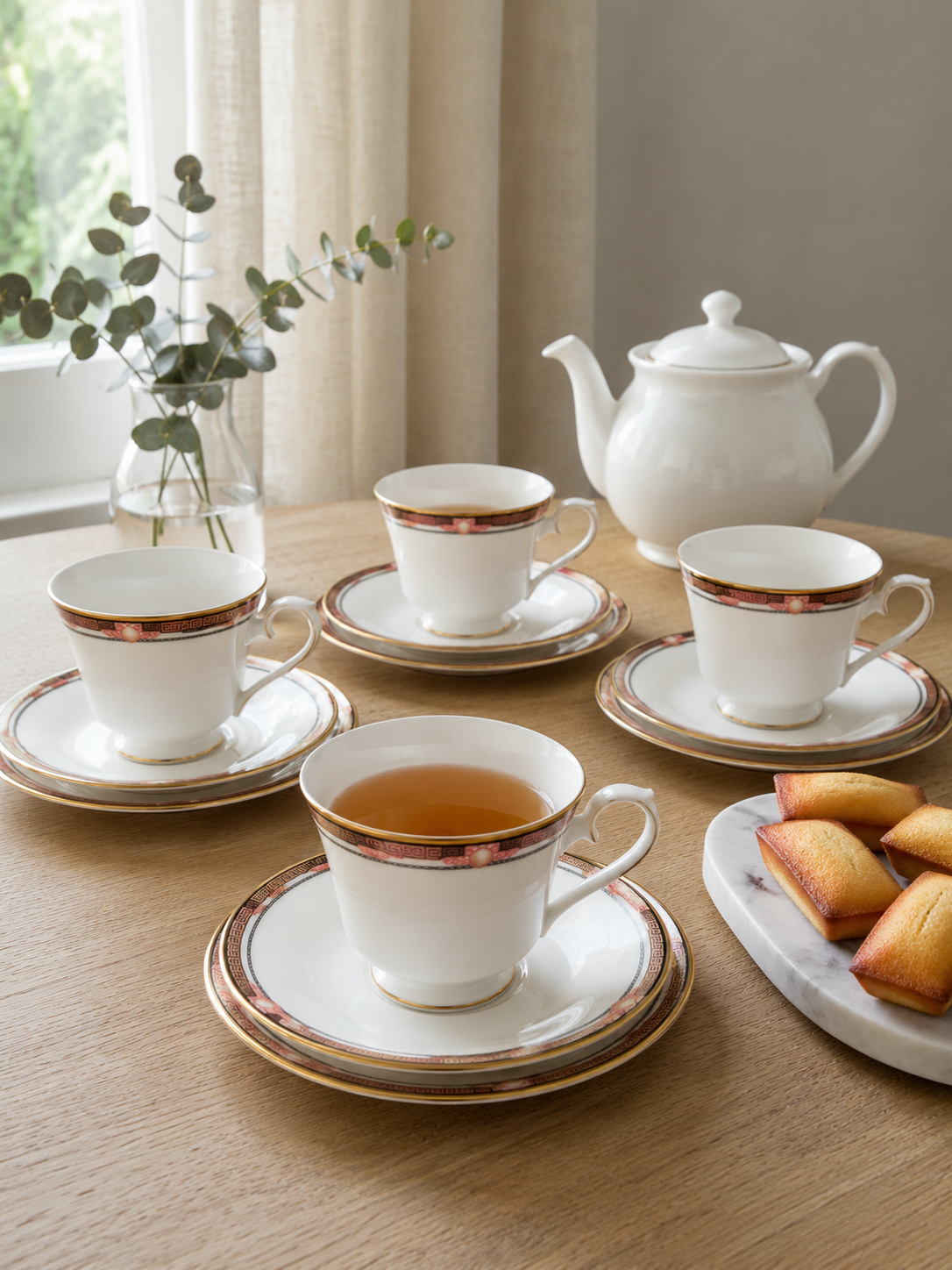 Colección Paragon para Debenhams “Delphi” – Fine Bone China Inglesa, 1987